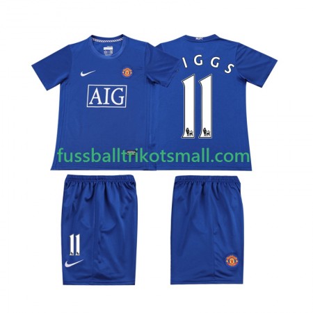 Fußballtrikots Manchester United GIGGS 11 2008 Retro Kinder Kurzarm Auswärts-trikot kaufen